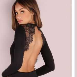 Beautiful open back bodysuit